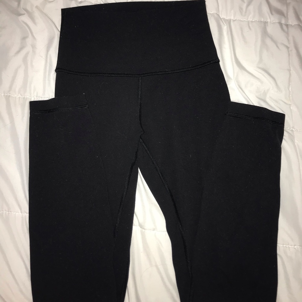 basic black lululemon leggings